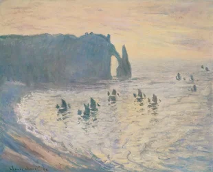 Die Klippen von Etretat, 1886